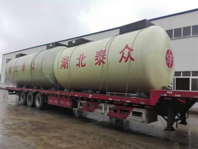 四川乐山加油站项目双层油罐